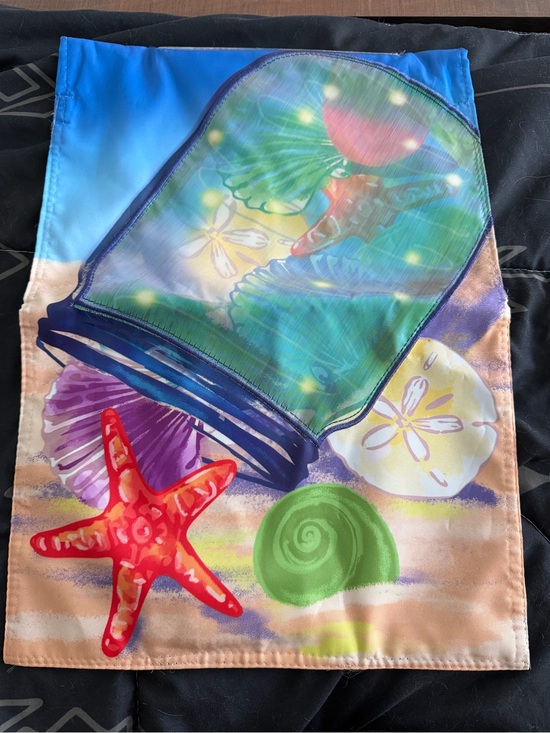 Other - Mason Jar Beach Solar Garden Flag.